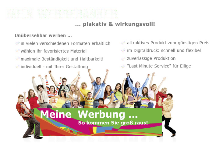  Werbebanner Plane