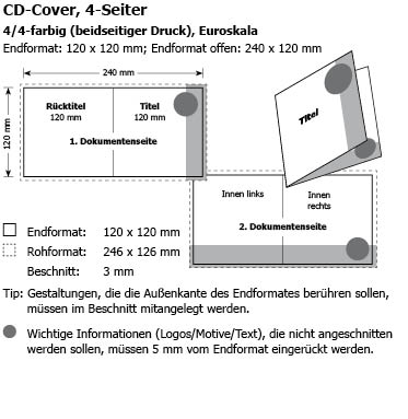 CD-Cover - 4Seiter - Booklet